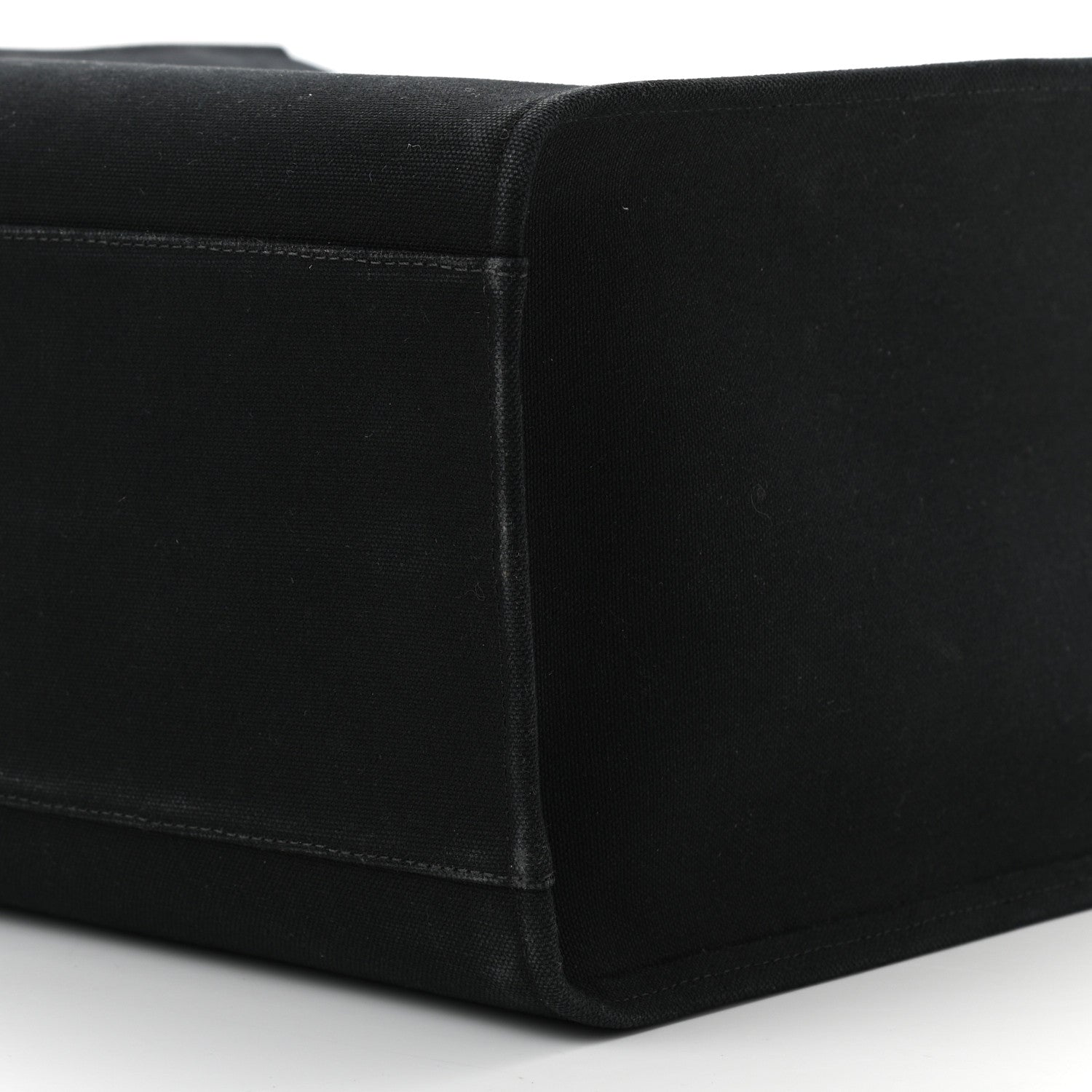 Versace Canvas Suppler Calfskin Cabas GV Signature Tote Black 10 of 10