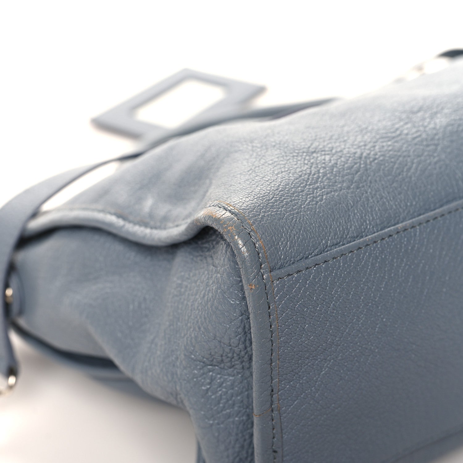 Balenciaga Chevre Silver Metallic Edge Hardware City Bleu Acier 12 of 14