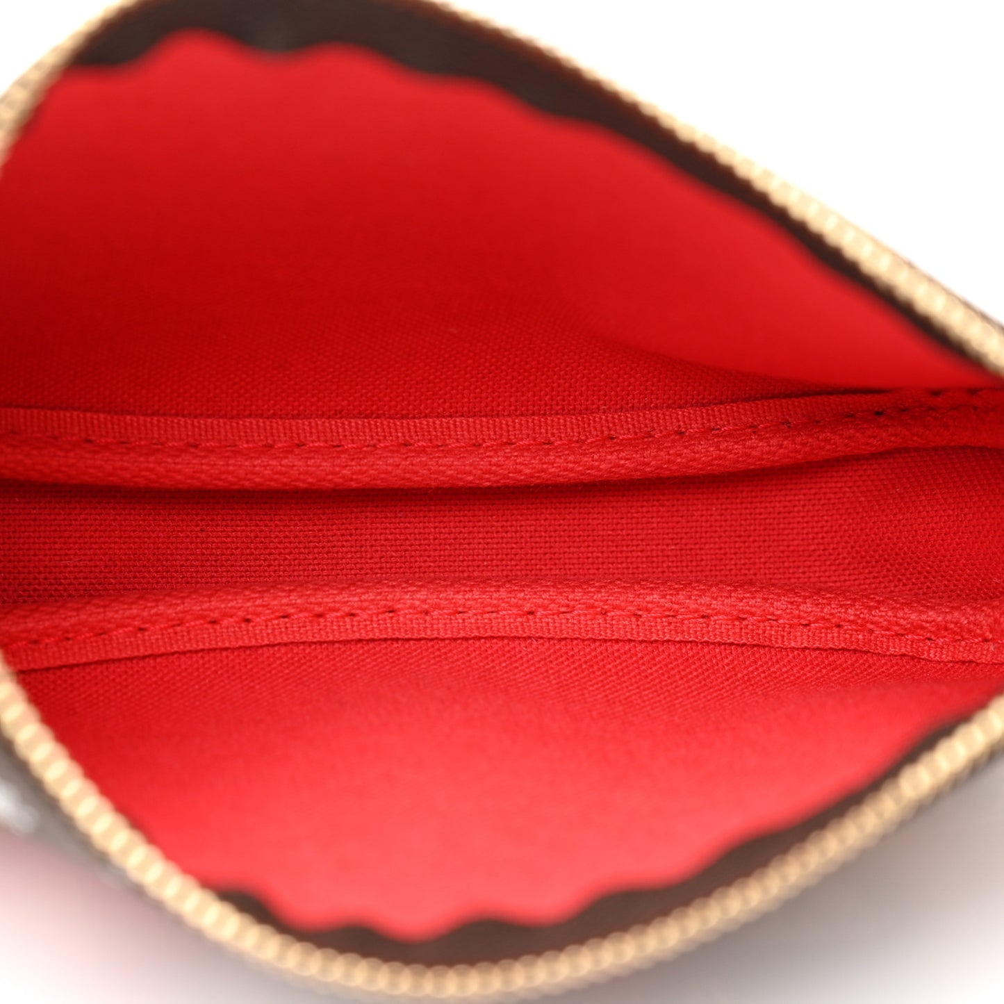 Monogram 2021 Christmas Animation London Mini Pochette Accessories Red
