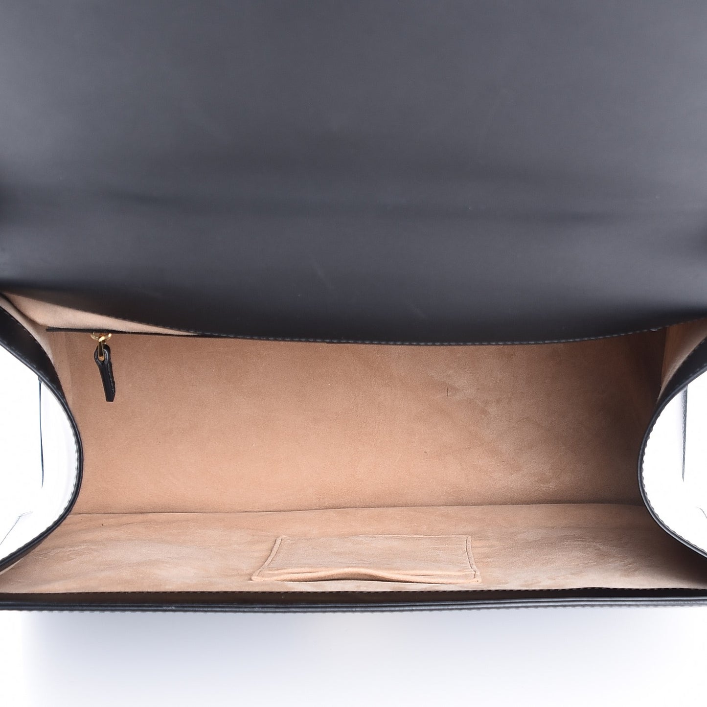 Calfskin Maxi Sylvie Top Handle Bag Black