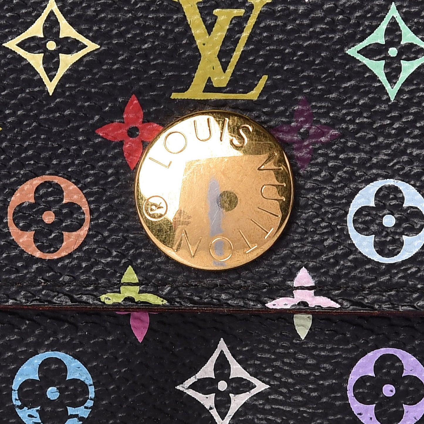 Monogram Multicolor Sarah Wallet Black Grenade