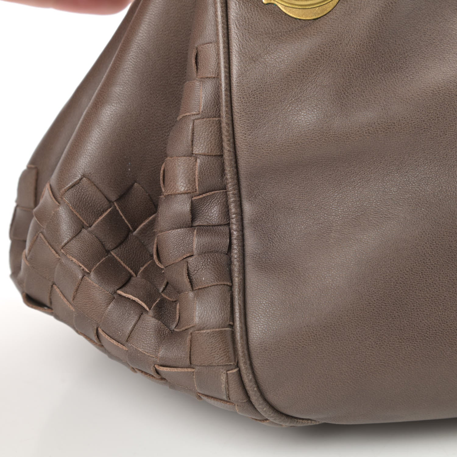 Bottega Veneta Nappa Intrecciato Napoli Shoulder Bag 13 of 16