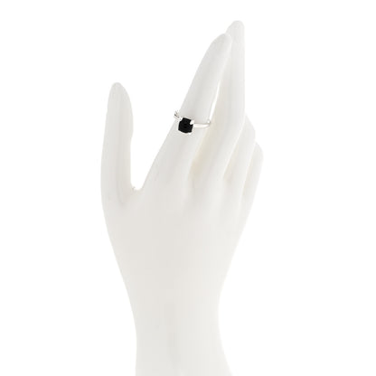 Tiffany Sterling Silver Black Onyx Paloma Picasso Sugar Stacks Ring 52 6 2 of 6