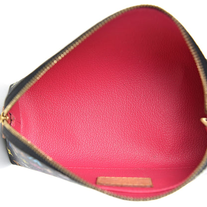 Louis Vuitton Monogram Multicolor Cosmetic Pouch Black Grenade 5 of 8