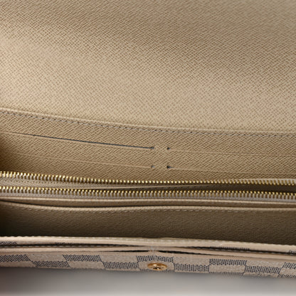 Louis Vuitton Damier Azur Sarah Wallet NM 9 of 10