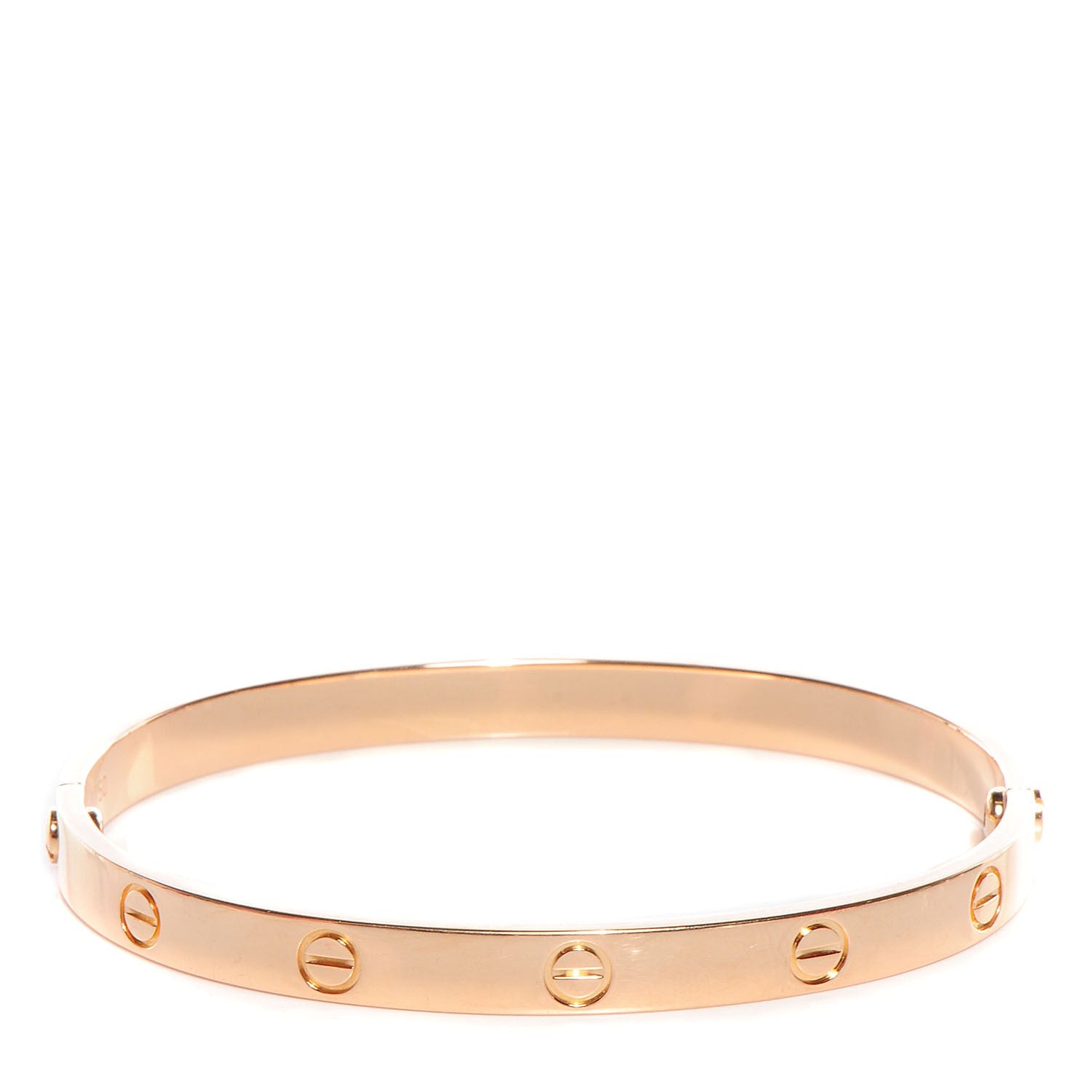 Cartier 18K Pink Gold LOVE Bracelet 19 1 of 4