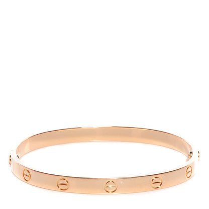 Cartier 18K Pink Gold LOVE Bracelet 19 1 of 4