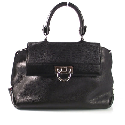 FASHIONPHILE SALVATOREFERRAGAMOLeatherSofiaToteBlack 1 of 10