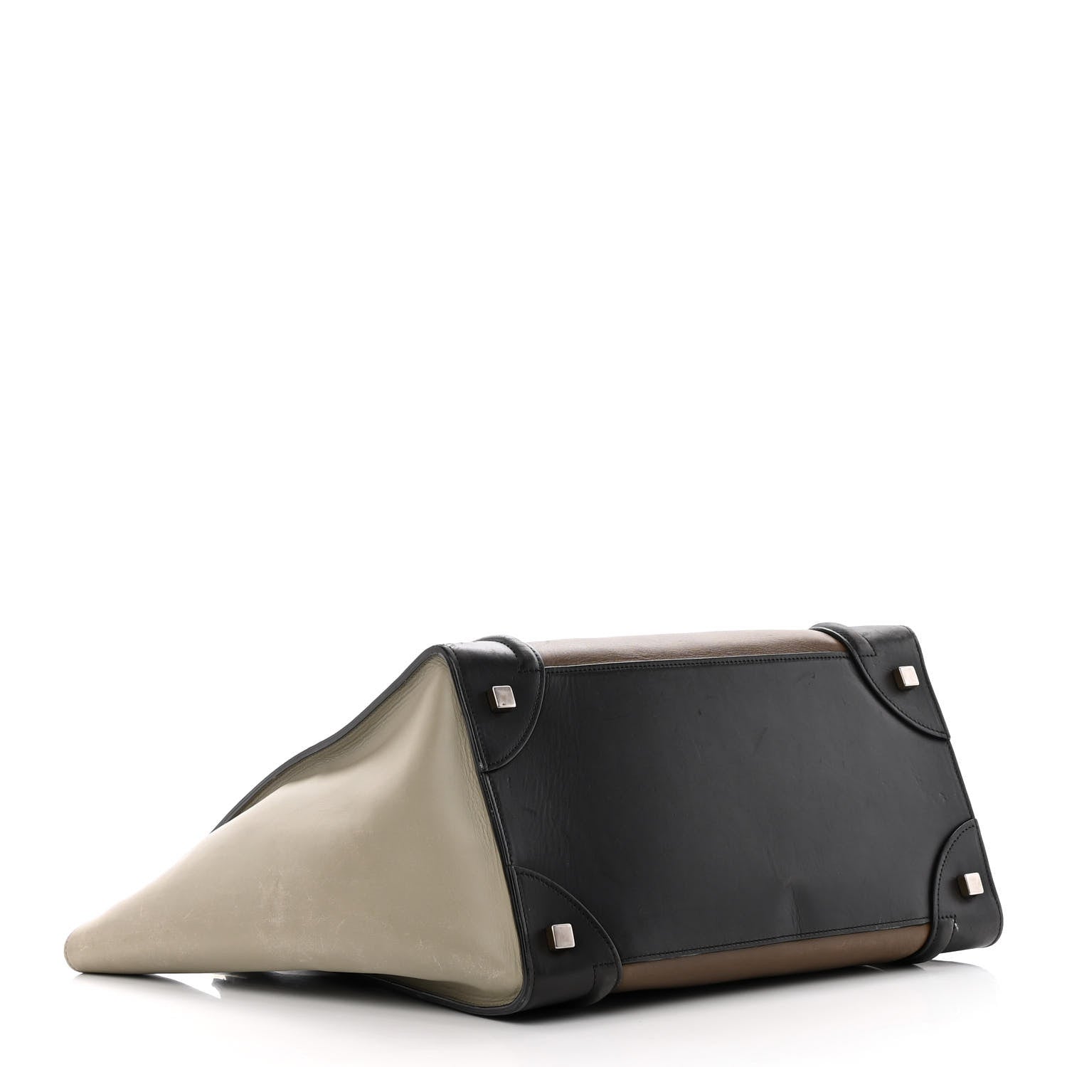 Celine Satin Calfskin Tri-Color Luggage Multicolor 4 of 28