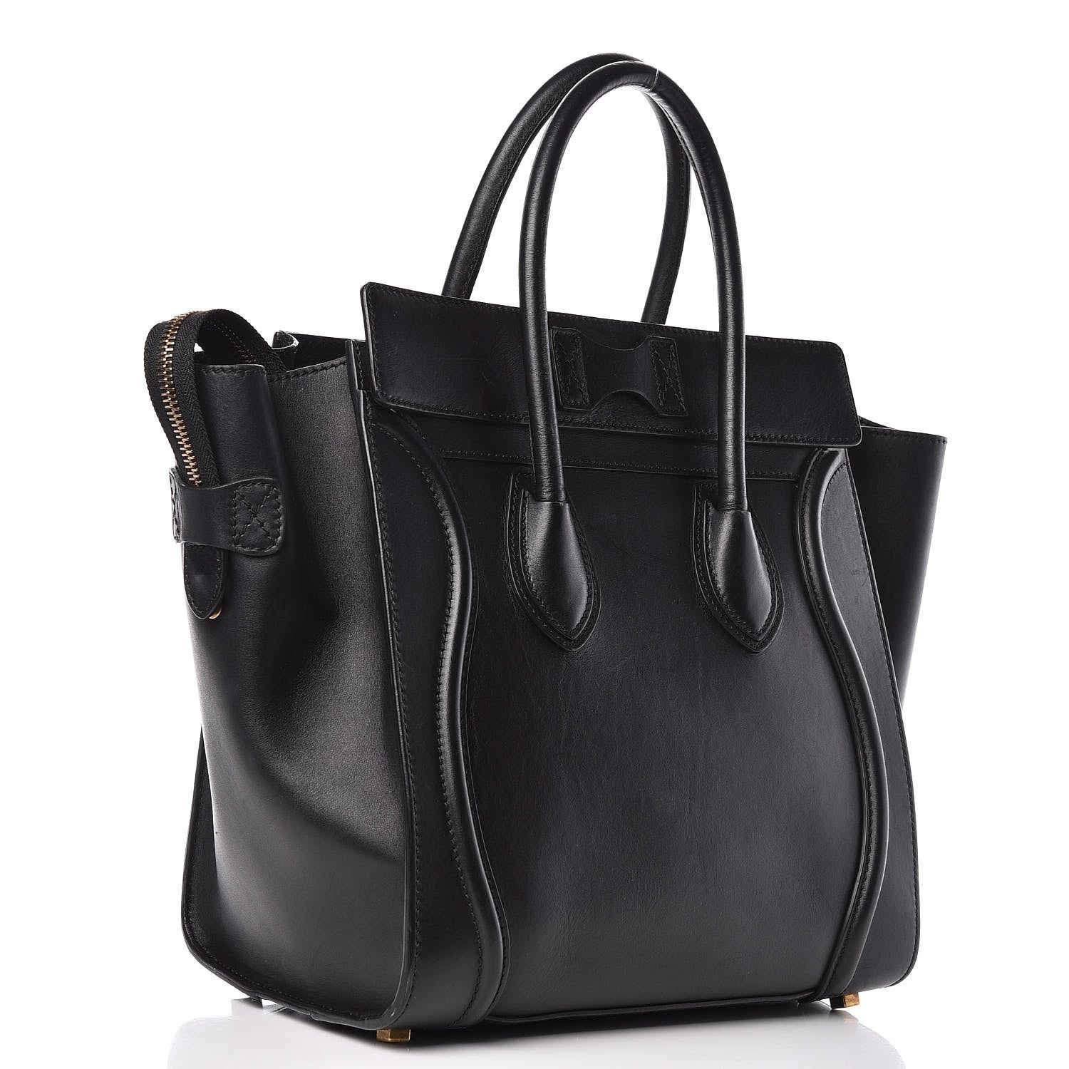 Celine Smooth Calfskin Mini Luggage Black 3 of 16