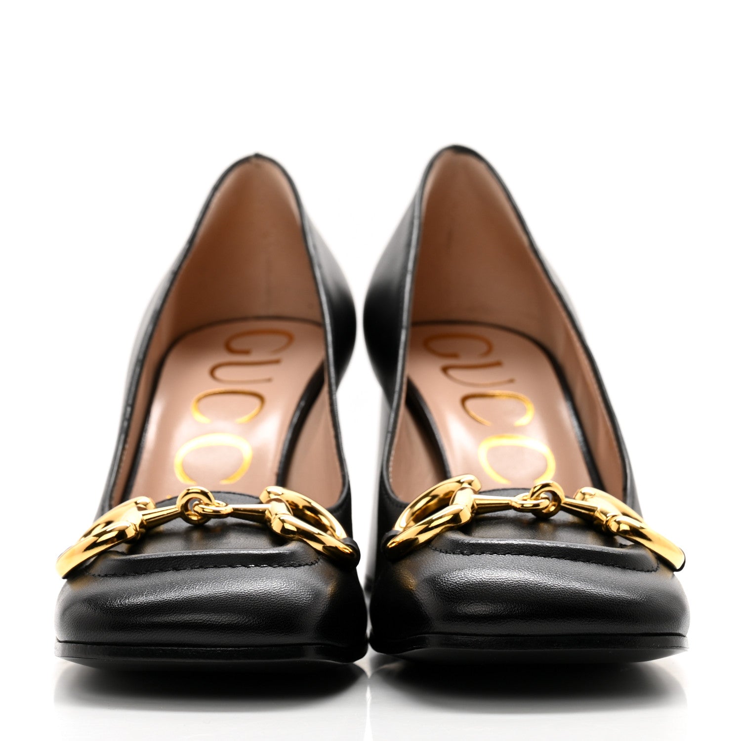 Gucci Malaga Kid Horsebit 75mm Pumps 35 Black 2 of 9
