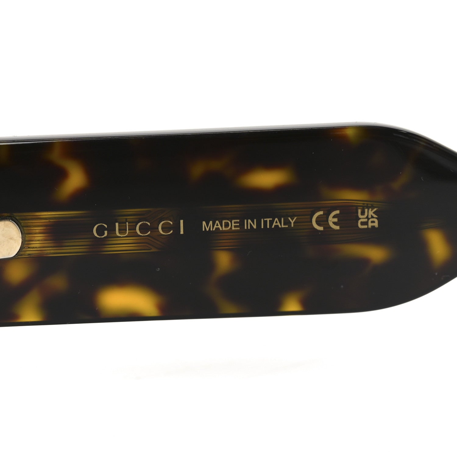 Gucci Acetate Rectangle Frame Sunglasses GG1528S Tortoise 5 of 6