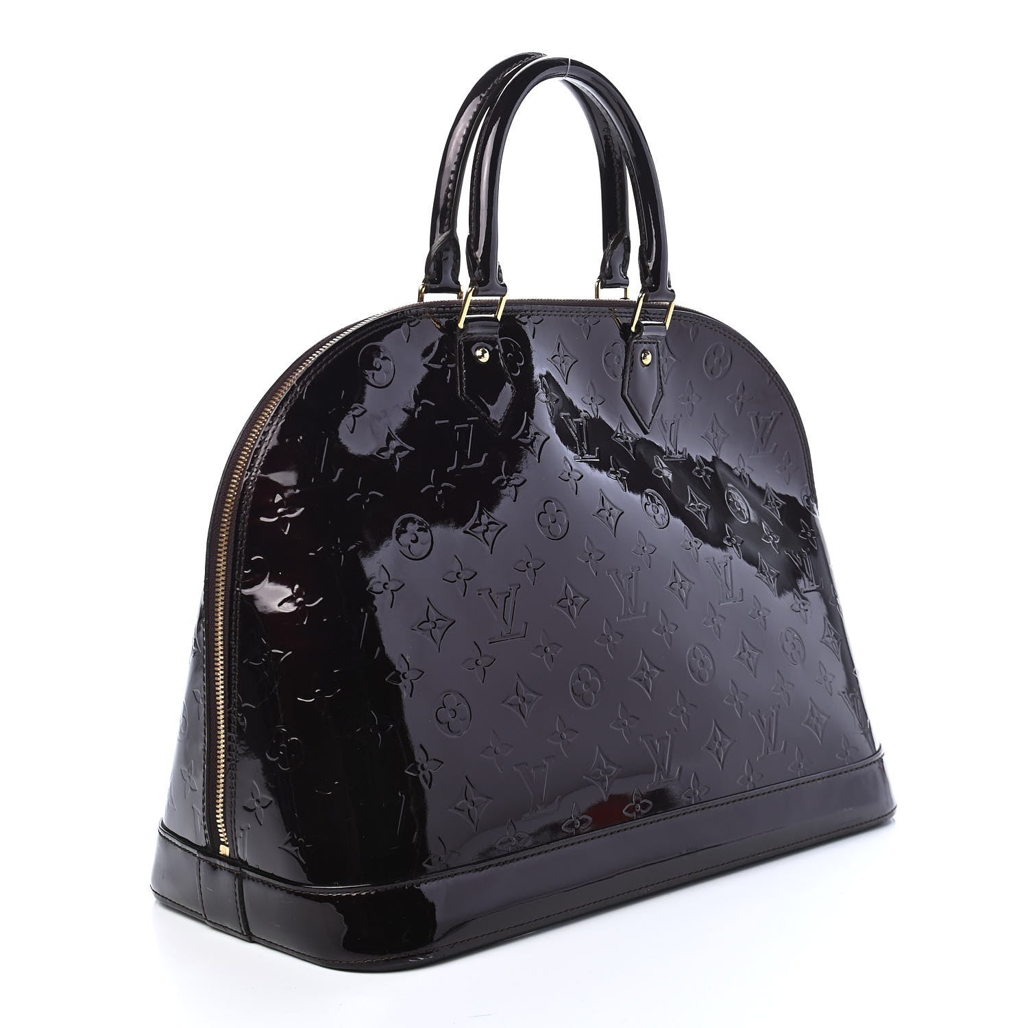 Louis Vuitton Vernis Alma GM Amarante 3 of 9