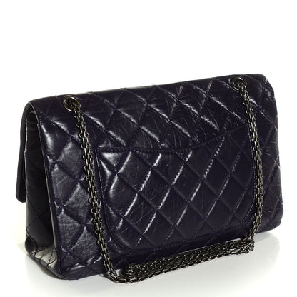 Chanel Aged Calfskin 2.55 Reissue 227 Flap Dark Purple 3 of 8