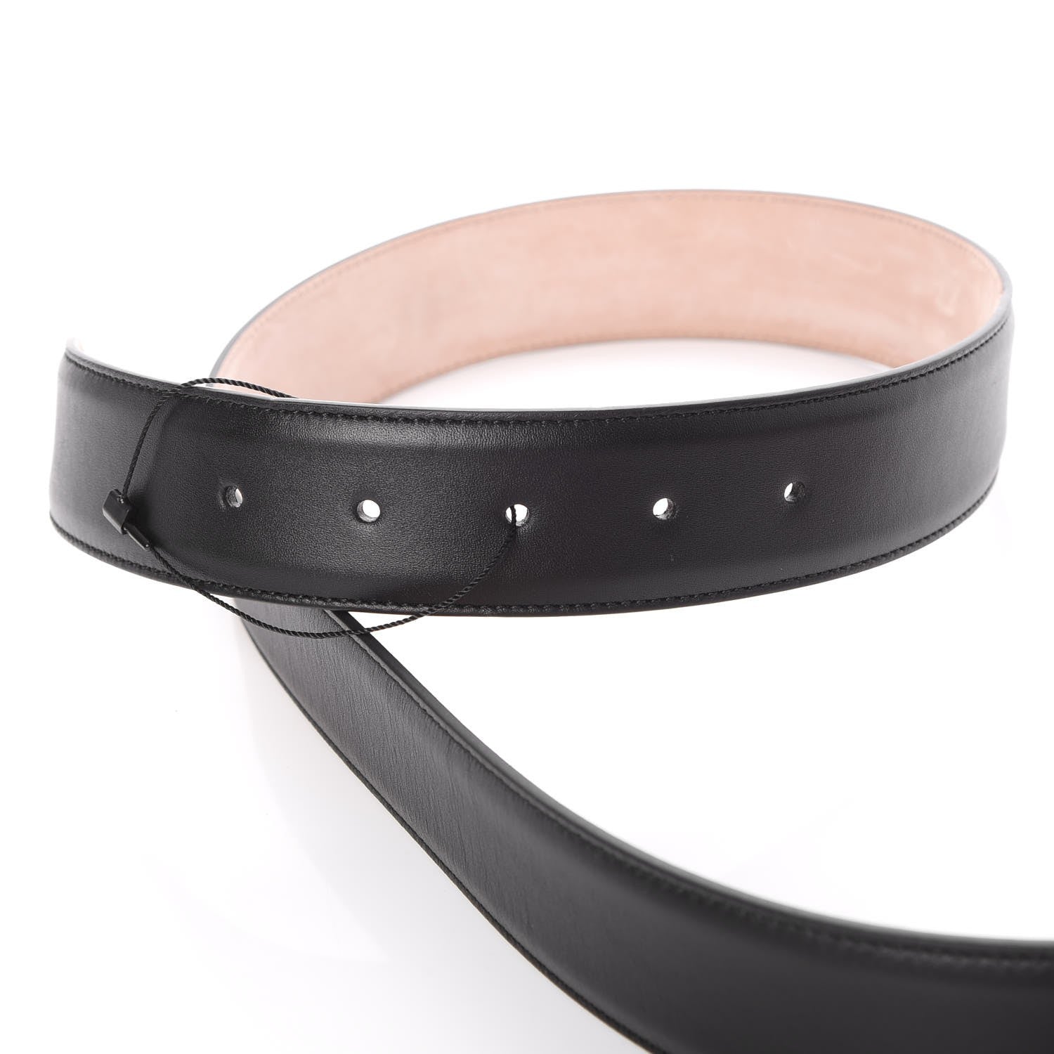 Gucci Calfskin Interlocking G 37mm Belt 90 36 Black 5 of 7