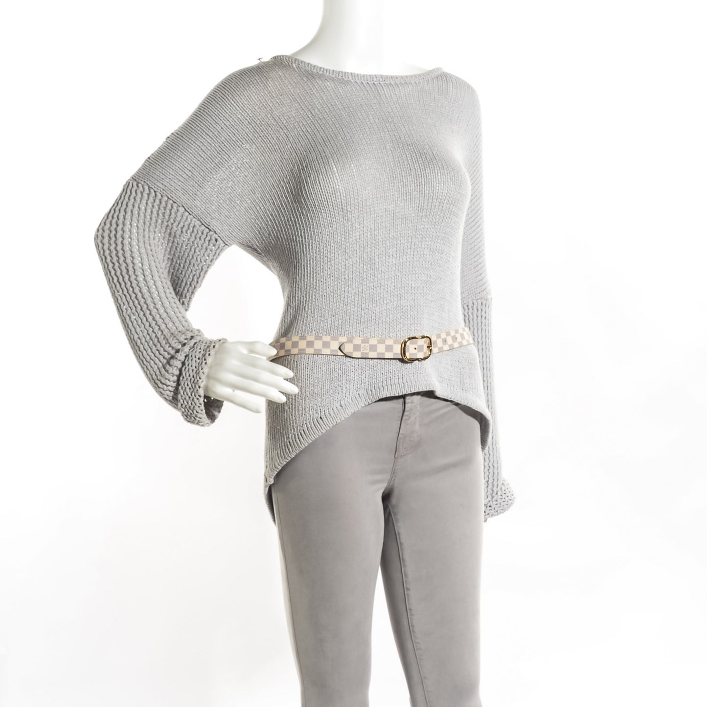 Damier Azur 25mm Mini Belt 85 34