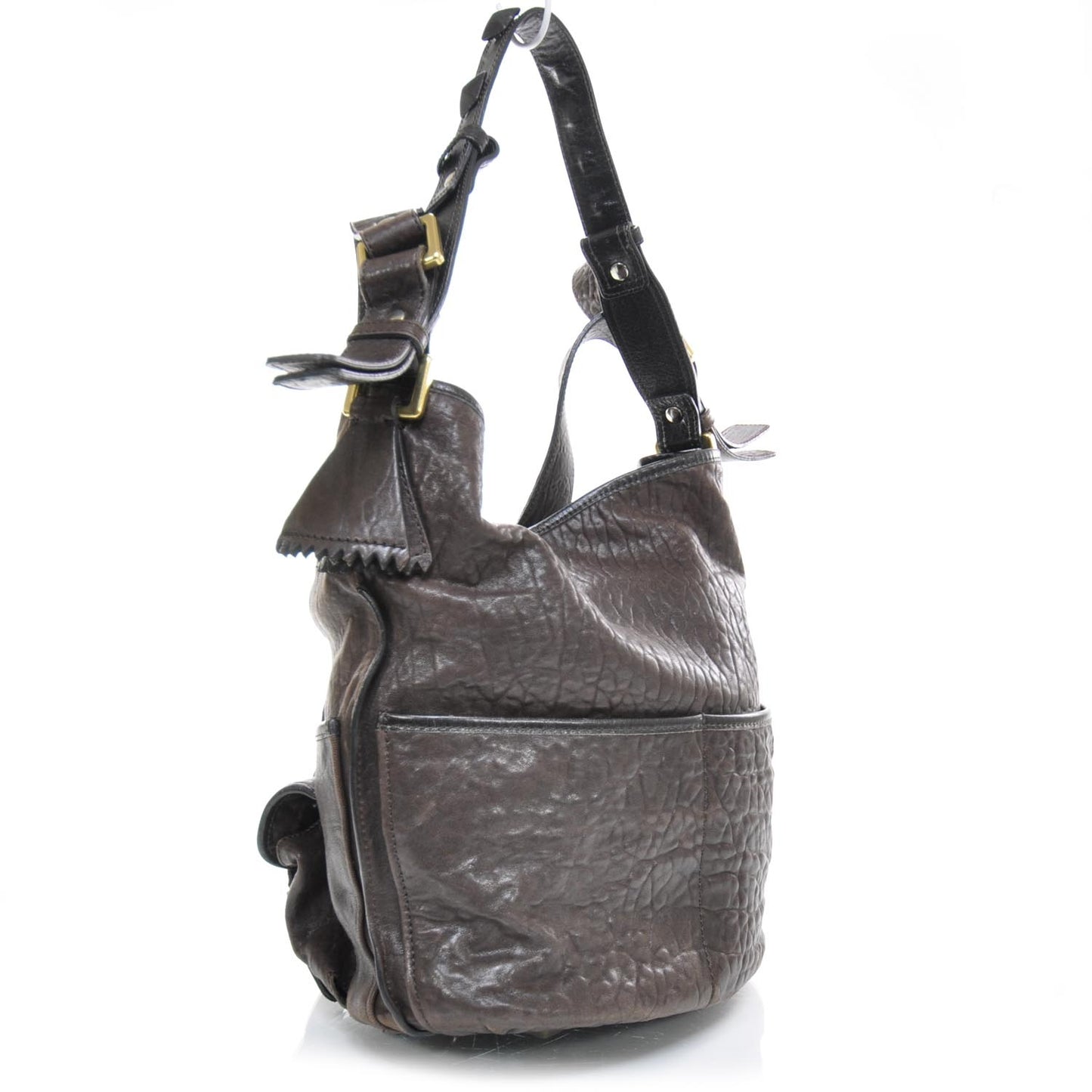 Leather Elvire Hobo Moka
