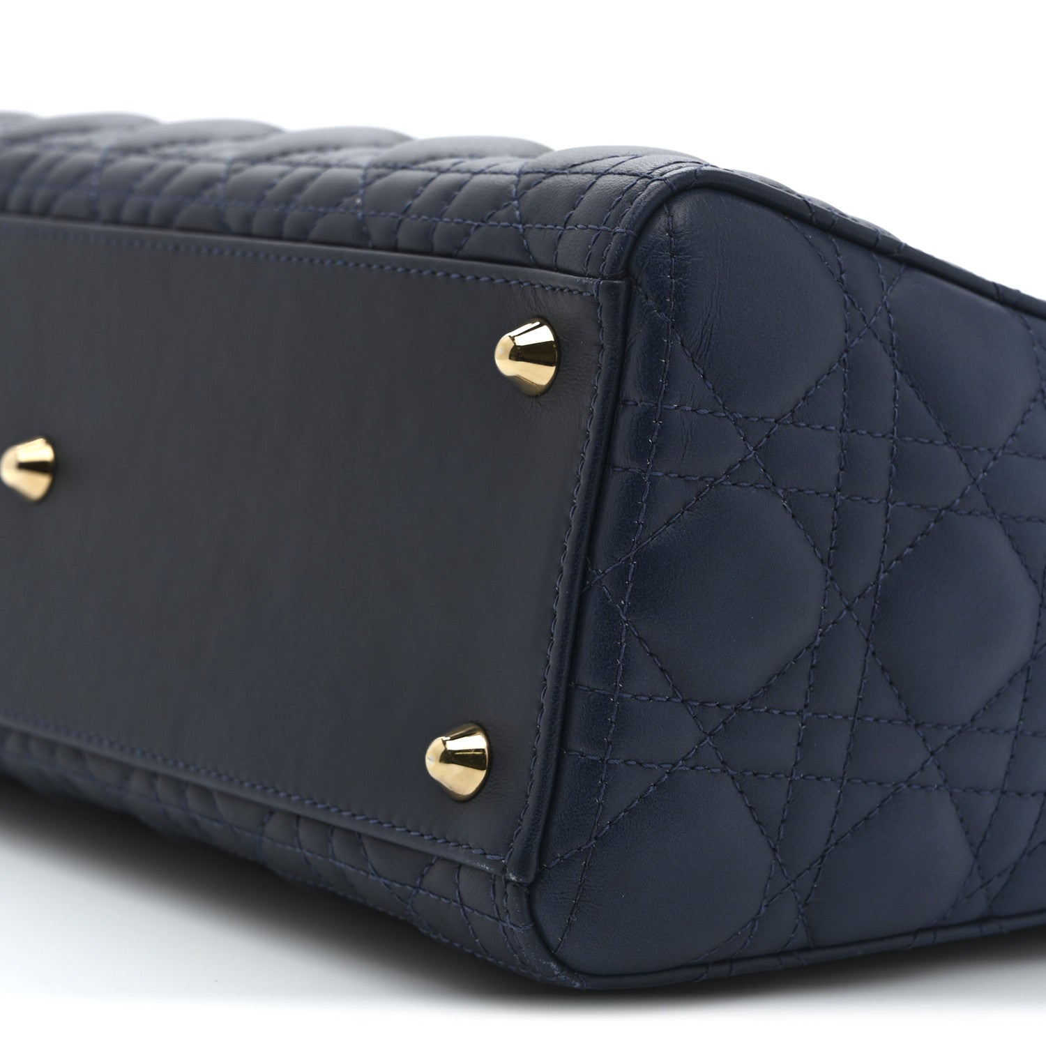 Christian Dior Lambskin Cannage Gradient Large Lady Dior Blue 10 of 13