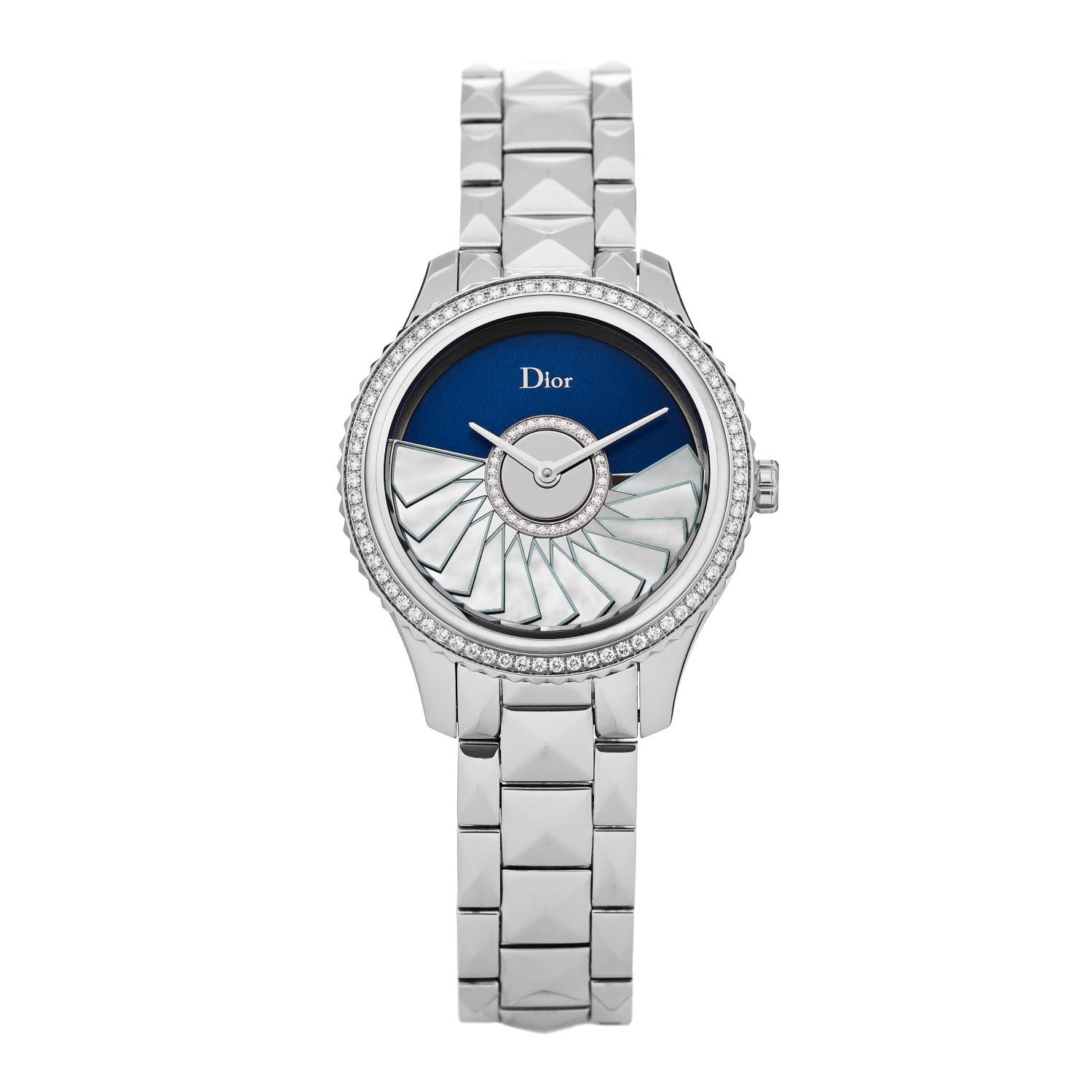 Christian Dior Stainless Steel Diamond Bezel Mother of Pearl 36mm Dior VIII Grand Bal Plisse Soleil Automatic Watch 1 of 5