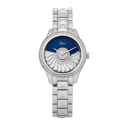 Christian Dior Stainless Steel Diamond Bezel Mother of Pearl 36mm Dior VIII Grand Bal Plisse Soleil Automatic Watch 1 of 5
