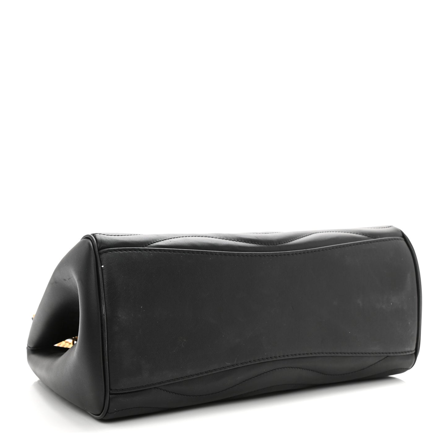 Calfskin New Wave Chain Tote Black