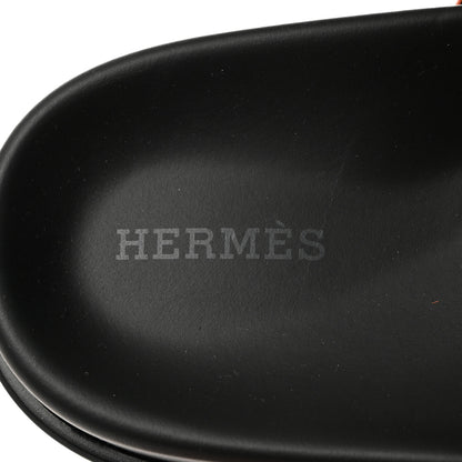 Hermes Suede Goatskin Womens Chypre Sandals 39 Rose Bois De Santal Rouge De Turin 6 of 9