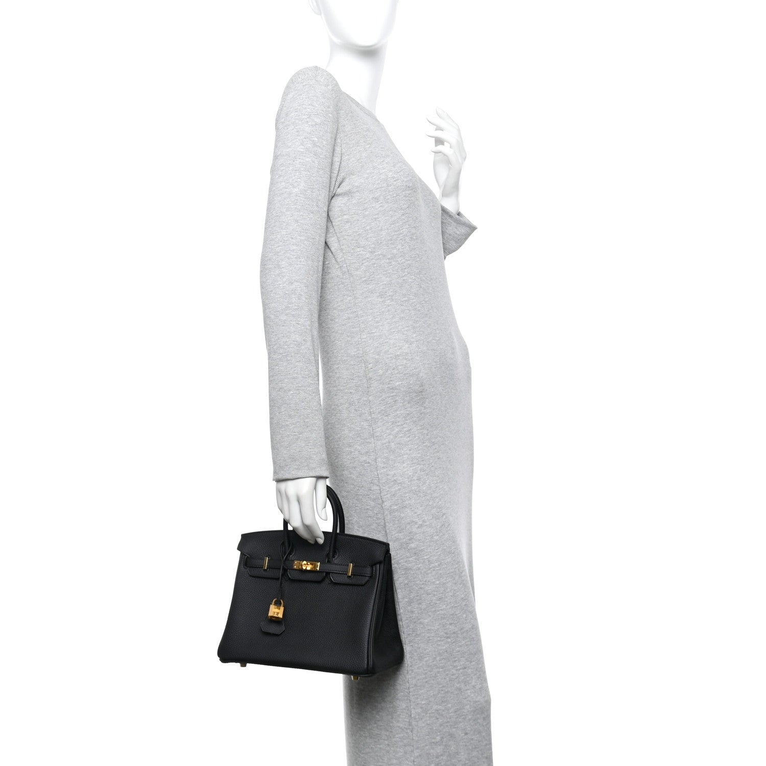 Hermes Togo Birkin 25 Black 2 of 11