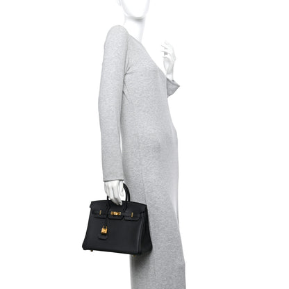 Hermes Togo Birkin 25 Black 2 of 11