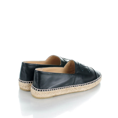 Chanel Lambskin CC Espadrilles 40 Black 4 of 8