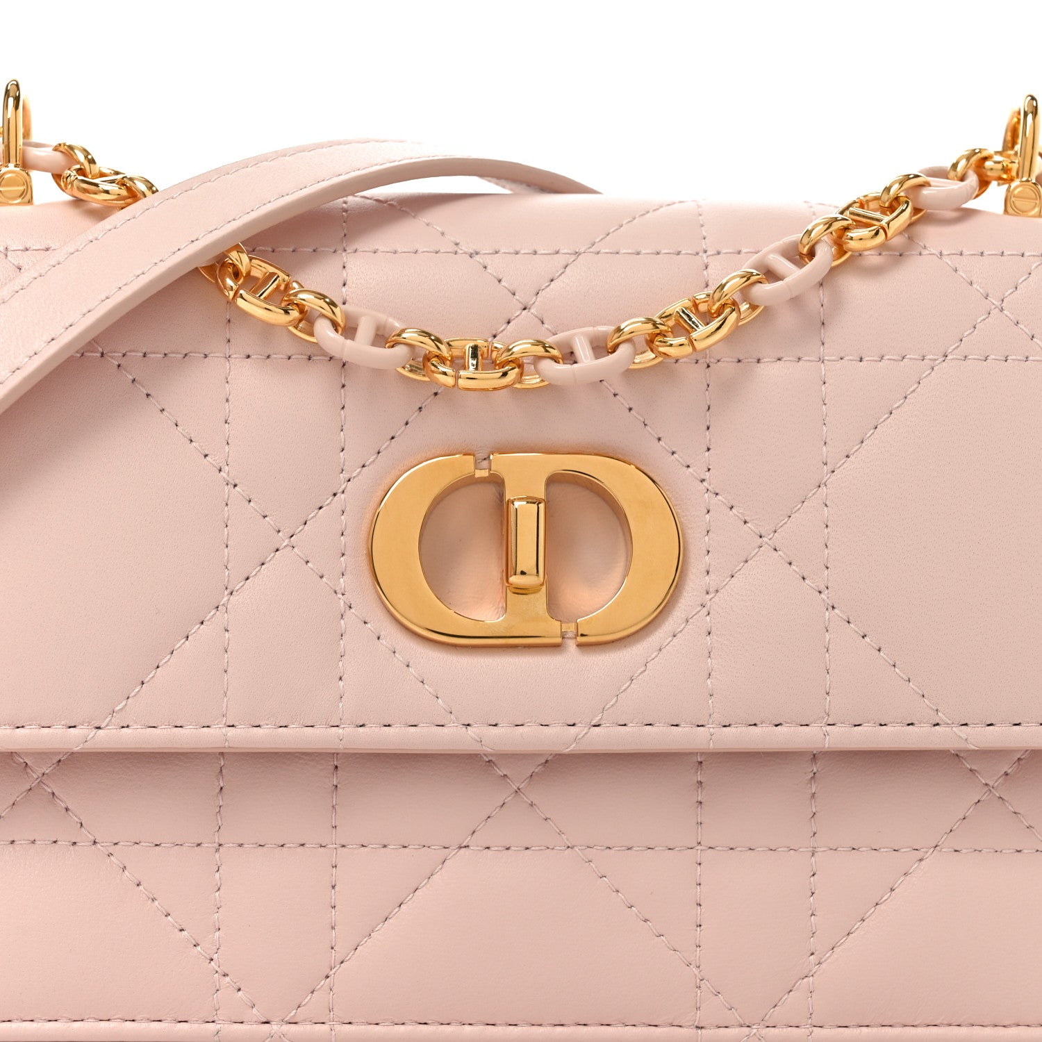 Christian Dior Lambskin Macrocannage Mini Miss Caro Bag Rose Quartz 7 of 10