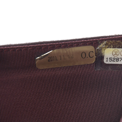 Chanel Lambskin Quilted Yen Wallet Black 8 of 14