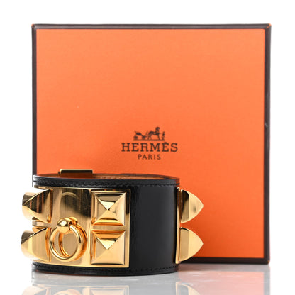 Hermes Box Collier De Chien CDC Bracelet S Black 7 of 7