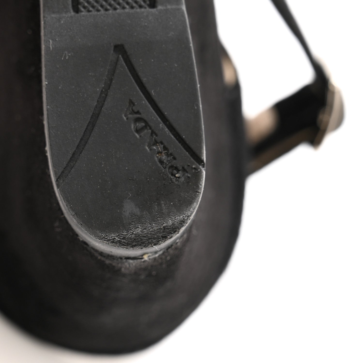 Prada Velvet Platform Sandals 37.5 Black 8 of 11