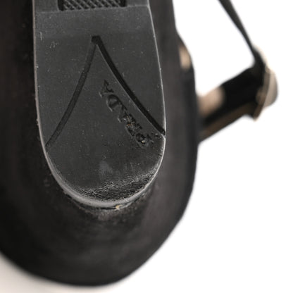 Prada Velvet Platform Sandals 37.5 Black 8 of 11