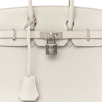 Hermes Togo Birkin 25 Gris Pale 8 of 15