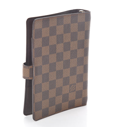 Louis Vuitton Damier Ebene Medium Ring Agenda Cover 3 of 6