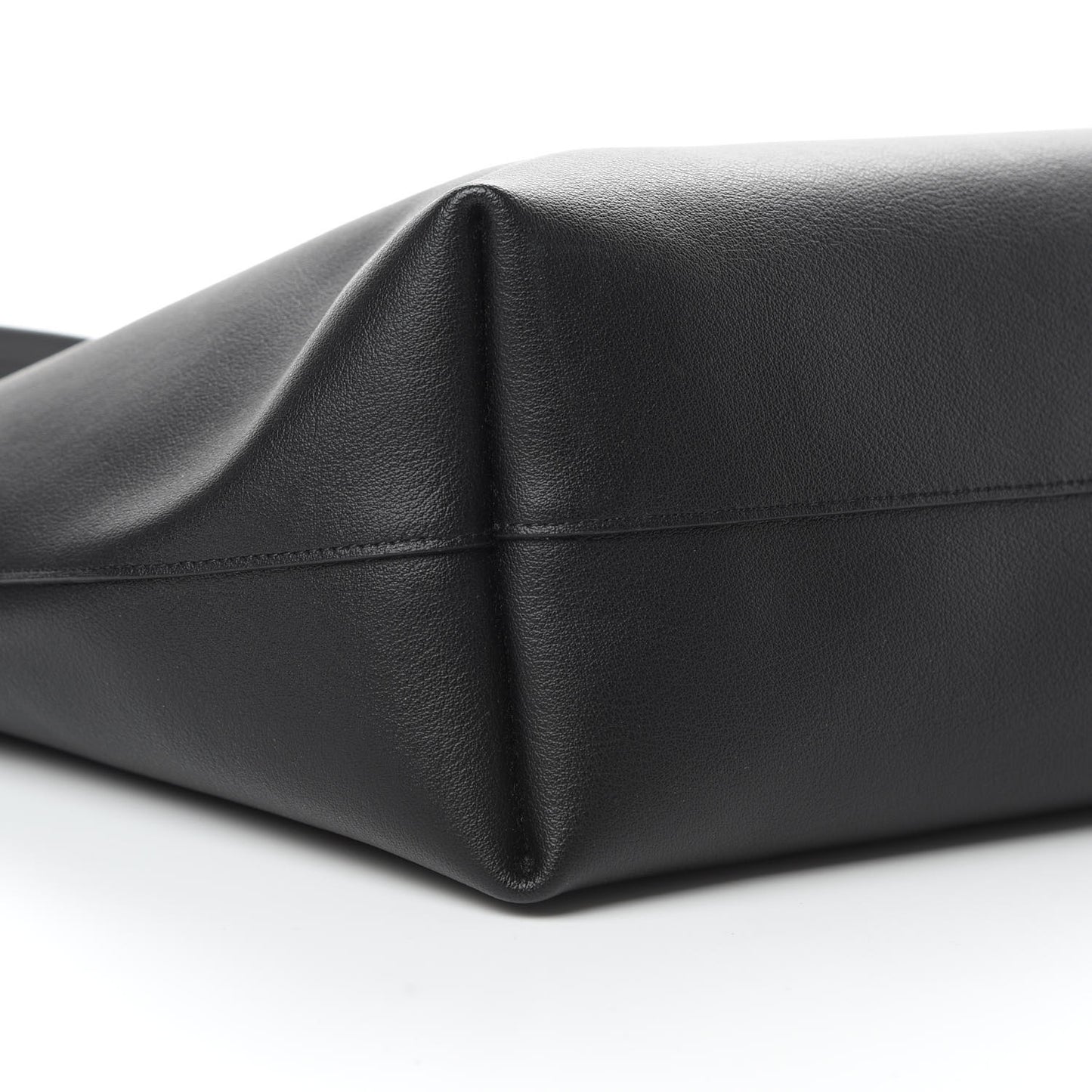 Calfskin Large Shopping Tote Black