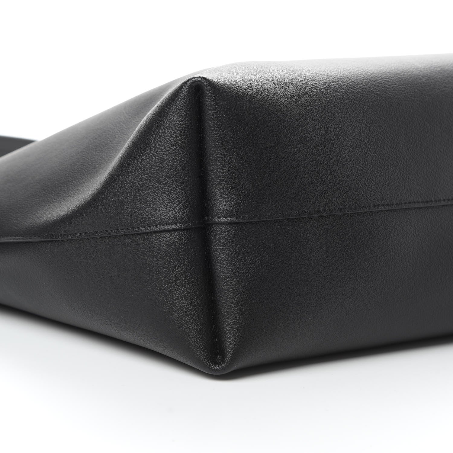 Saint Laurent Calfskin Large Shopping Tote Black 10 of 11