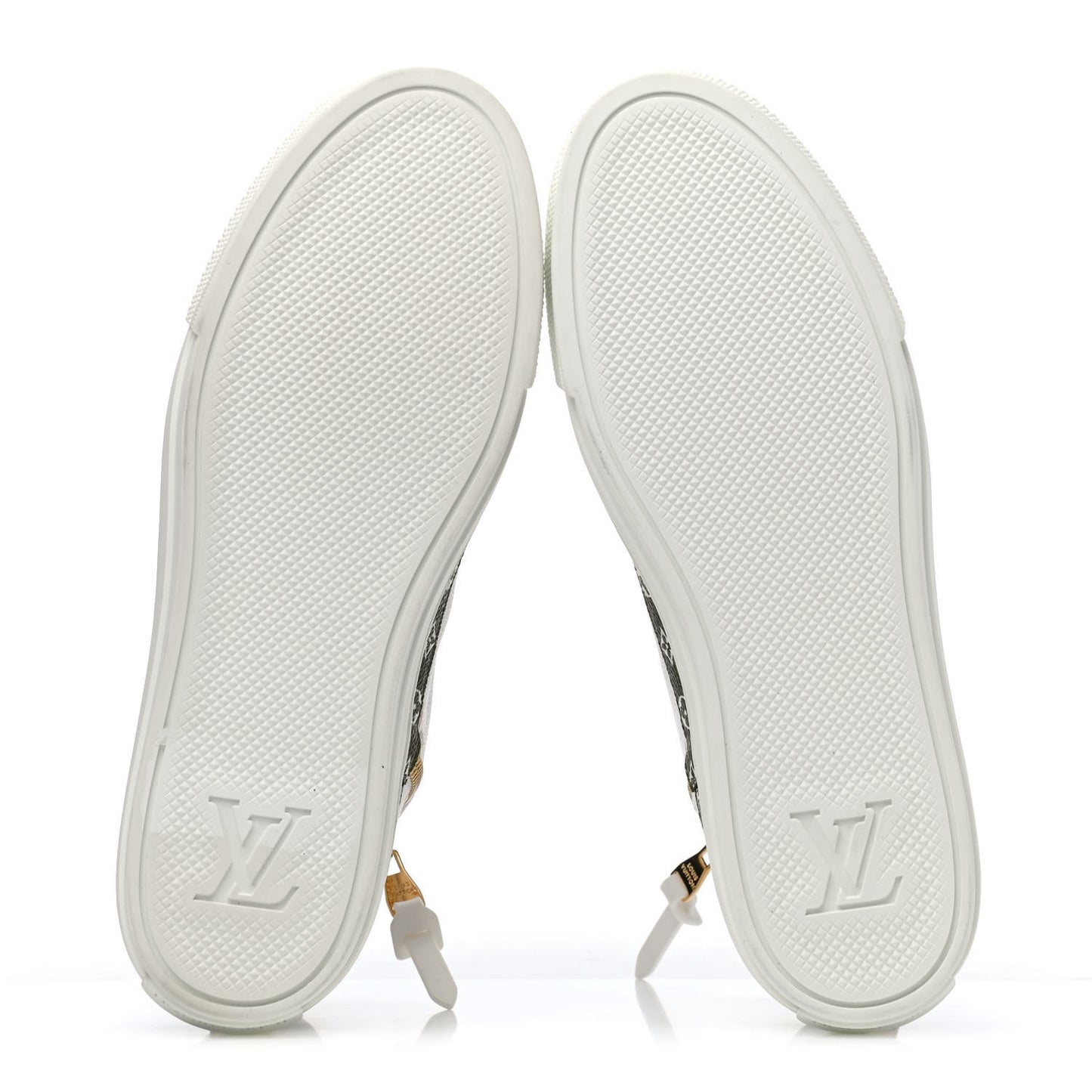Monogram Giant Stellar Sneaker Boots 38.5 Kaki White Beige