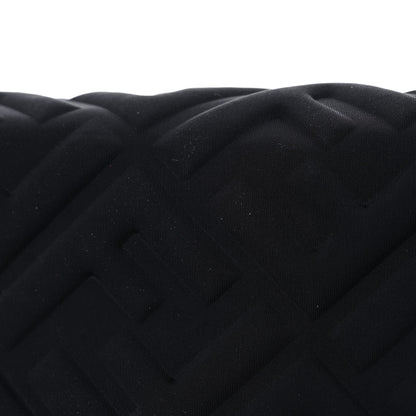 Fendi Lycra FF Embossed Medium Trapezoid Beauty Pouch Black 12 of 15