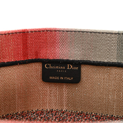 Christian Dior Canvas Embroidered Medium Dioraura Book Tote Multicolor 6 of 11