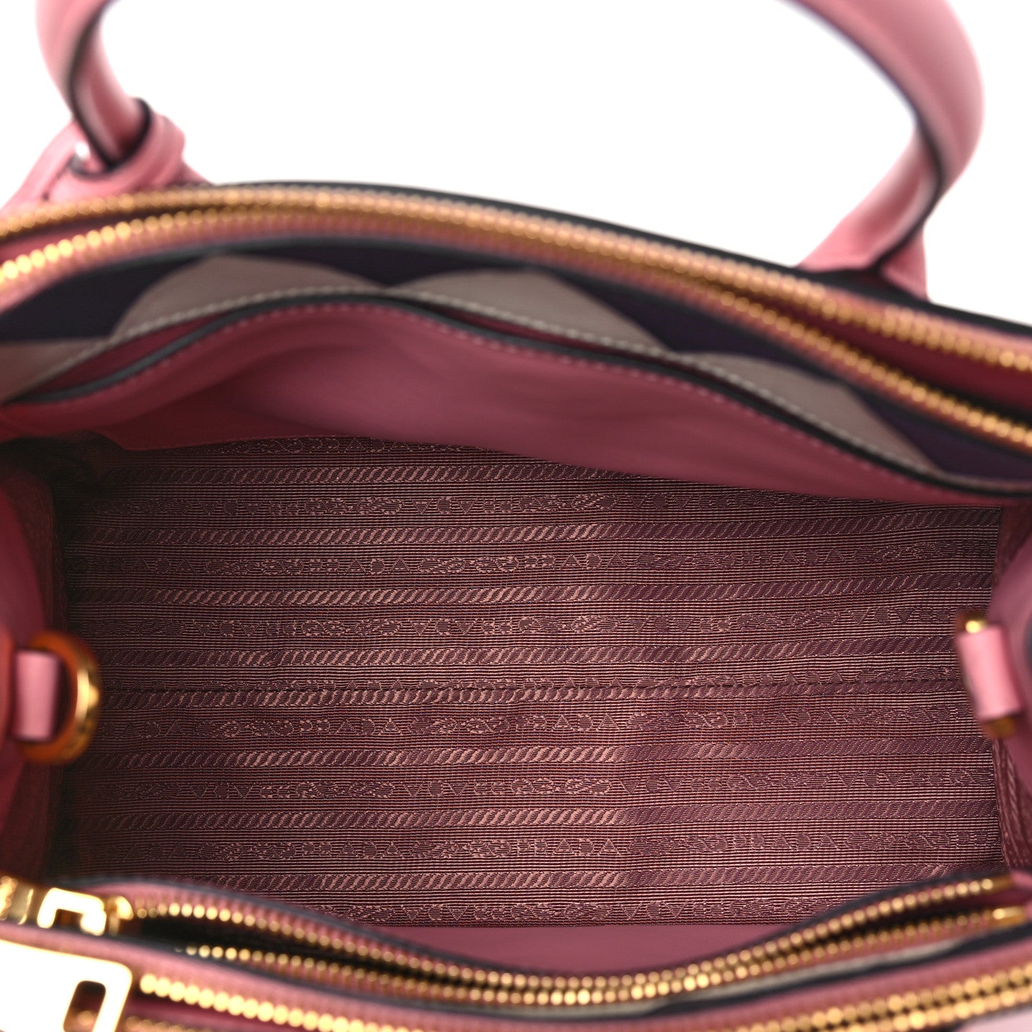 Prada Saffiano City Calfskin Greche Paradigme Bag Pink 5 of 10
