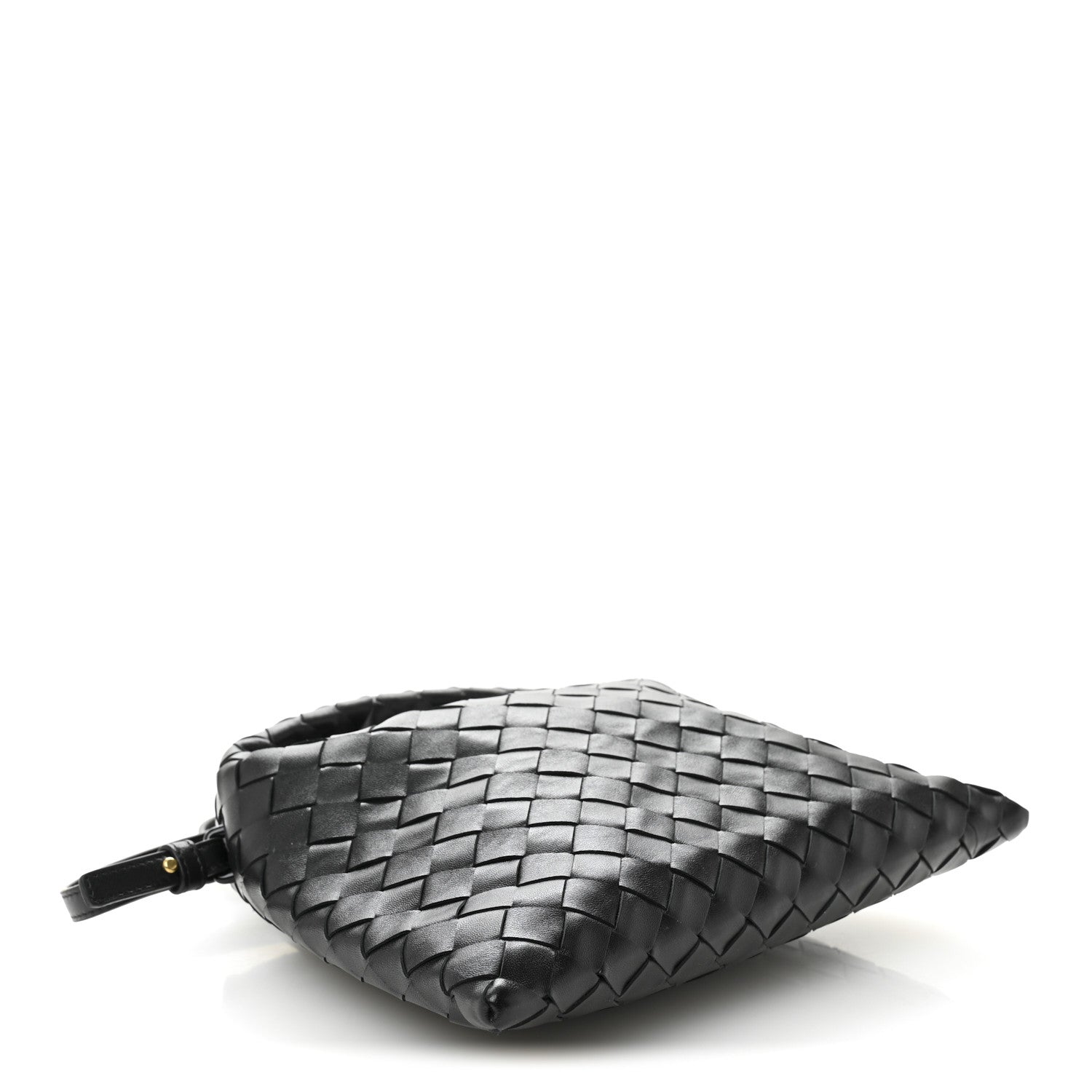 Bottega Veneta Calfskin Intrecciato Mini Hop Black 4 of 10