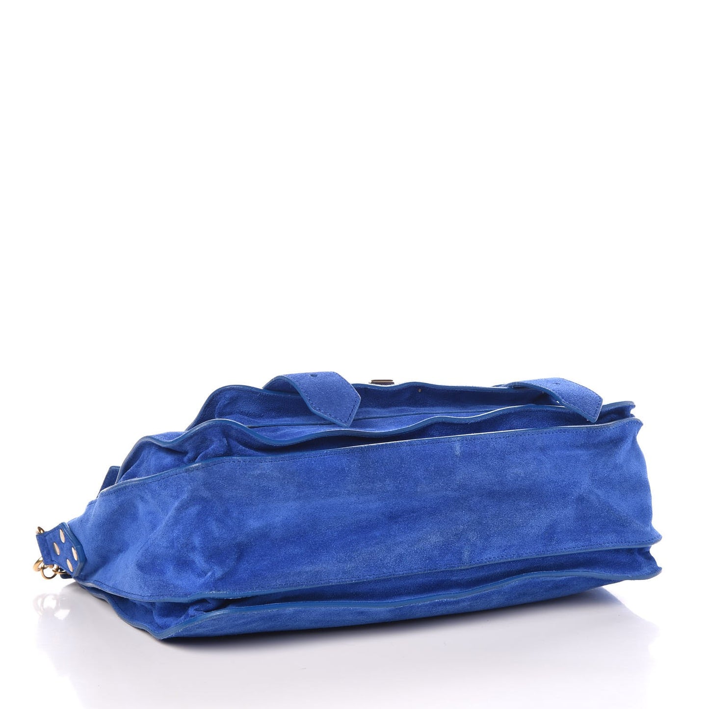 Suede PS1 Medium Satchel Royal Blue