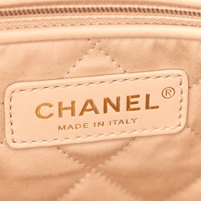 Chanel Shiny Calfskin Quilted Chanel 22 White Black 8 of 12