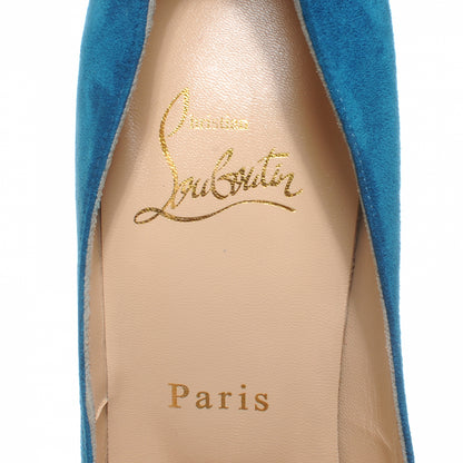Christian Louboutin Suede Aborina 150 Pumps 37 Peacock 6 of 7