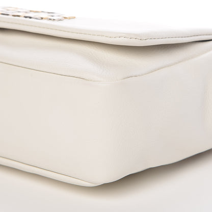 Chanel Calfskin Metal Mosaic Flap White 14 of 15