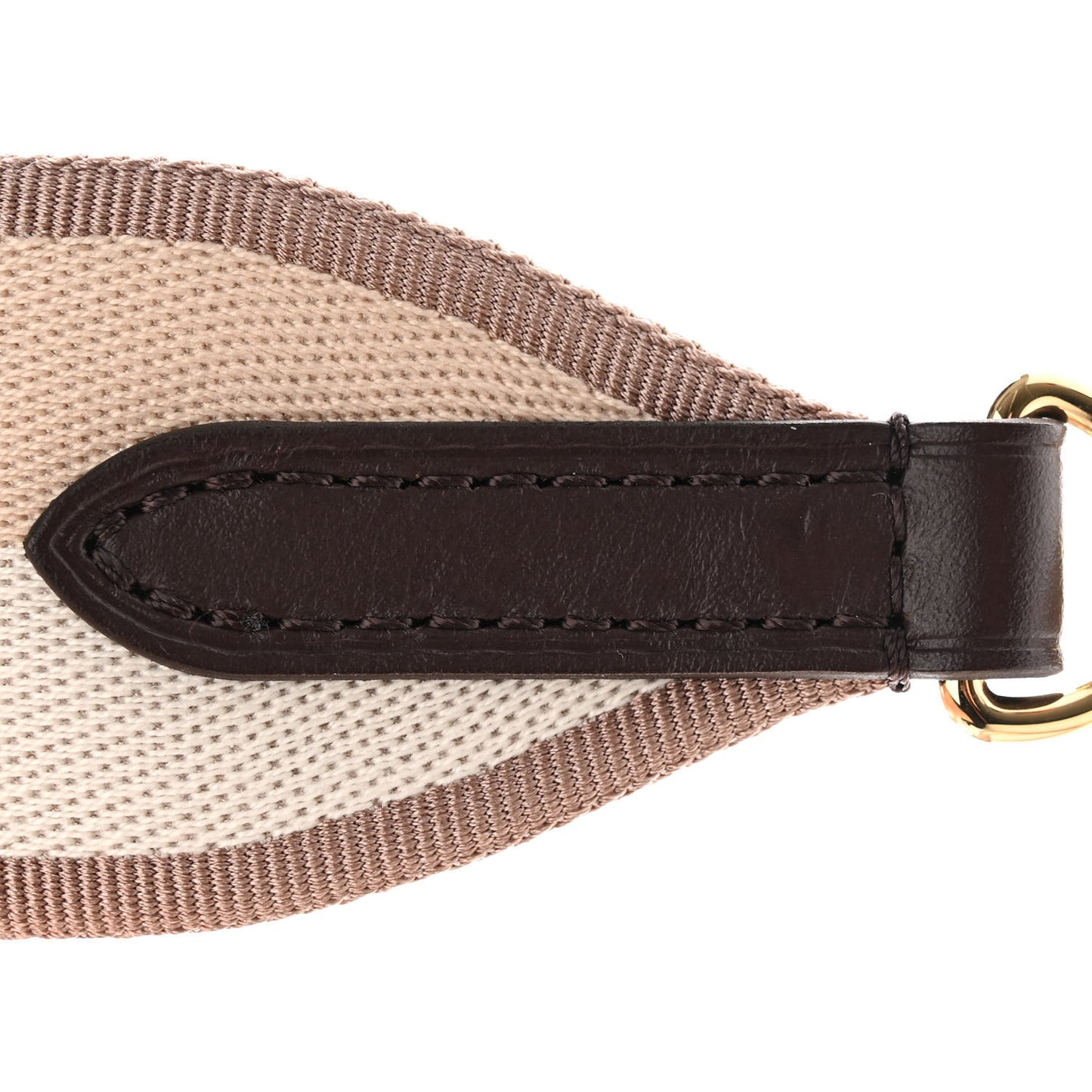Jacquard Speedy Bandouliere 20 Shoulder Strap Beige Brown