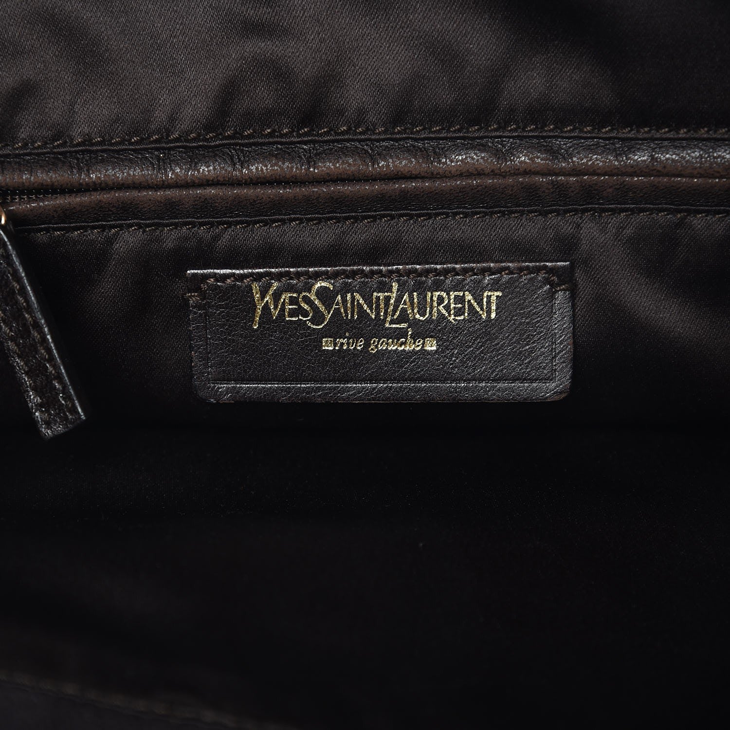 Saint Laurent Canvas Kahala Tote Brown 6 of 10