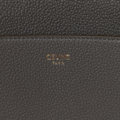 Celine Soft Grained Calfskin Sangle Bucket Bag Taupe 9 of 10